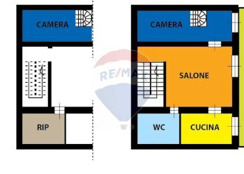 Pianta 2D - Trilocale Via Speranzella
 
59, Napoli - foto 1