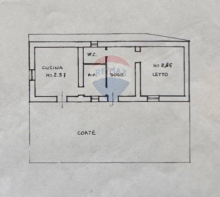 Pianta 2D - Rustico via Modica/Noto
 
106/b, Modica - planimetria 1
