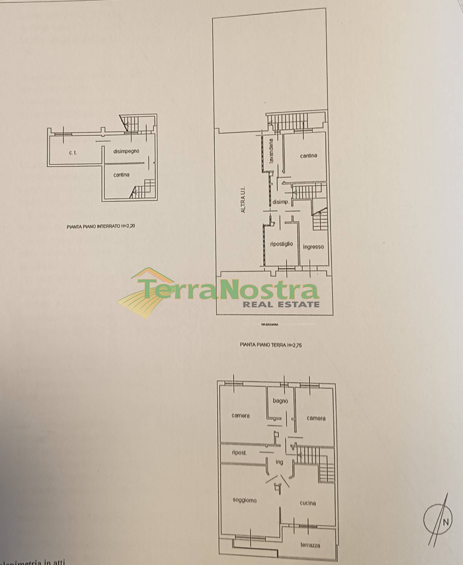 \nFoto 32\n - Villa a Schiera Vajont - planimetria 1