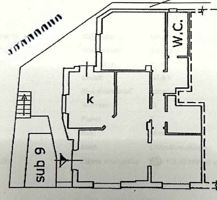 Appartamento via Enrico Figari, Camogli - planimetria 1