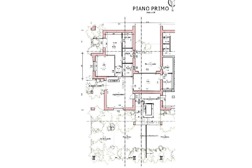 Four-room apartment via Ponchielli, Sant'Ilario d'Enza - floor plans 1