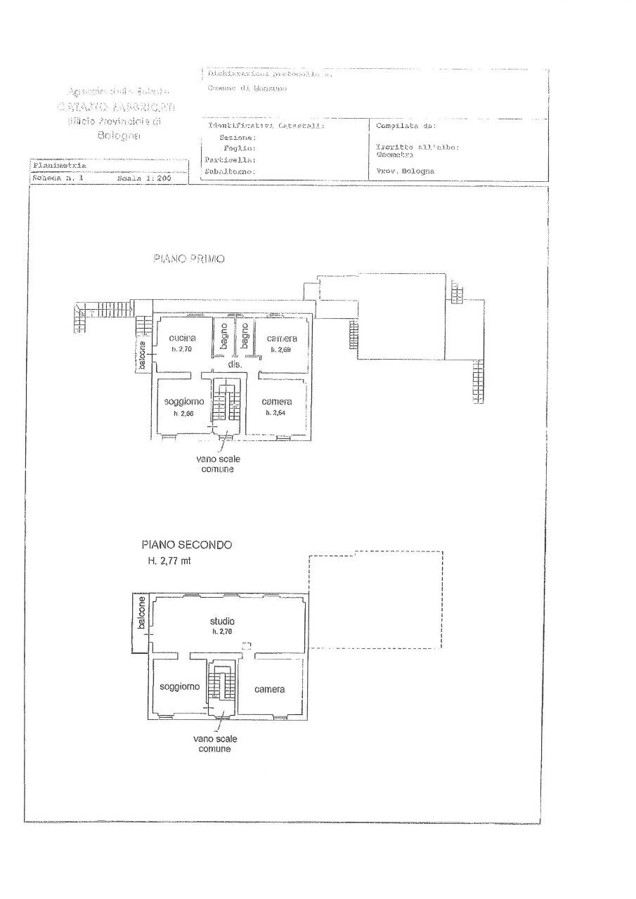 Casa indipendente Monzuno - planimetria 1