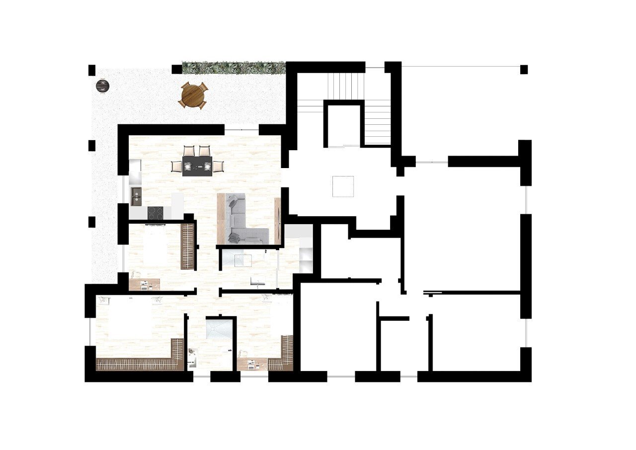 Attic Nonantola - floor plans 1