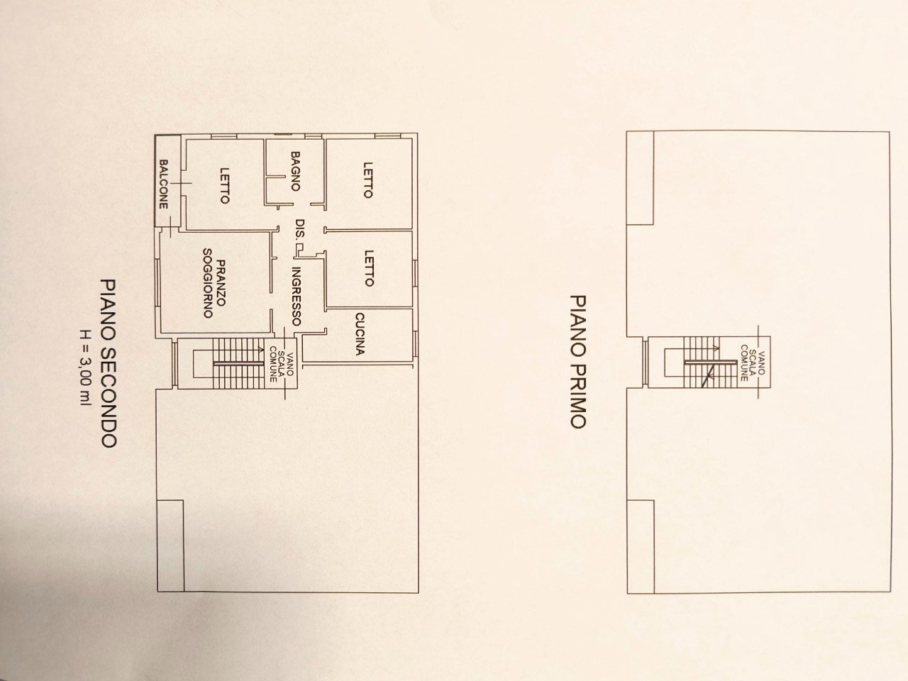 Apartment Nonantola - floor plans 1