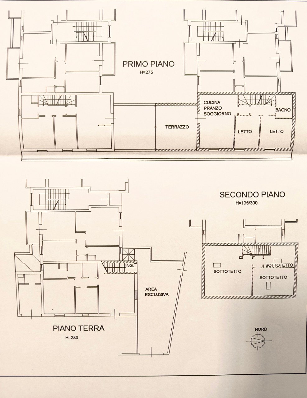 Portion of a house Ravarino - floor plans 1
