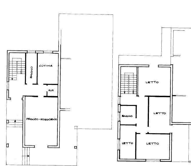 Villa Bifamiliare Granarolo dell'Emilia - planimetria 1