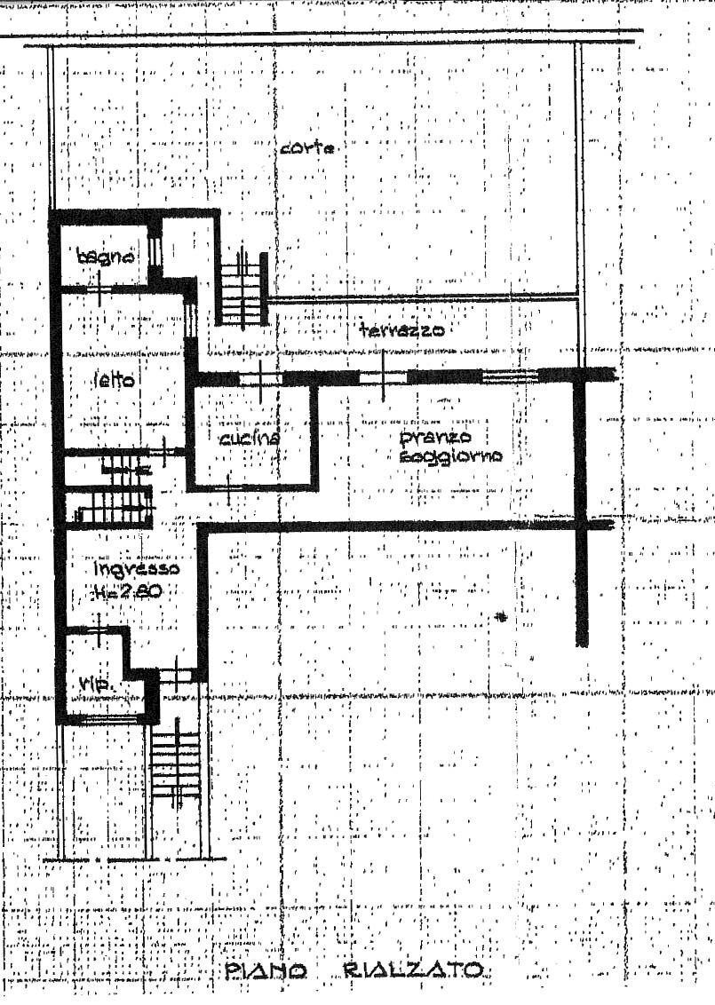 Villa a Schiera Ferrara - planimetria 1