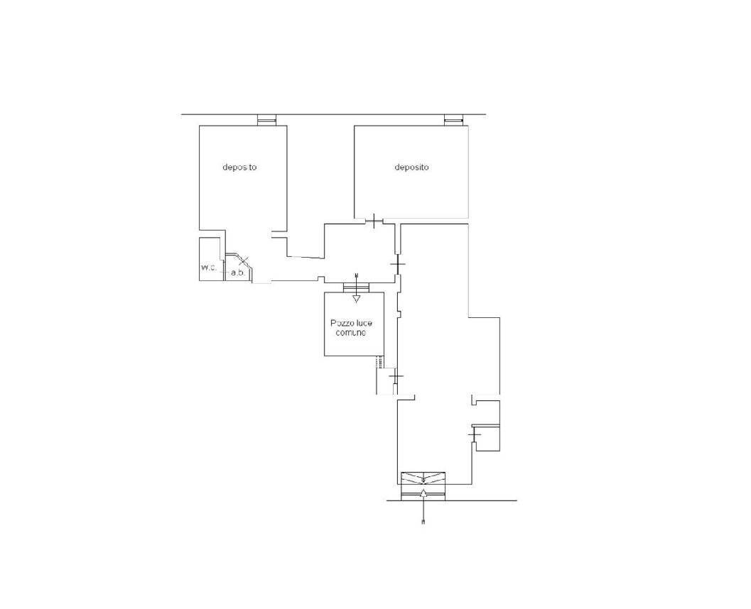 Negozio Via Francesco Albanese, Martina Franca - planimetria 1