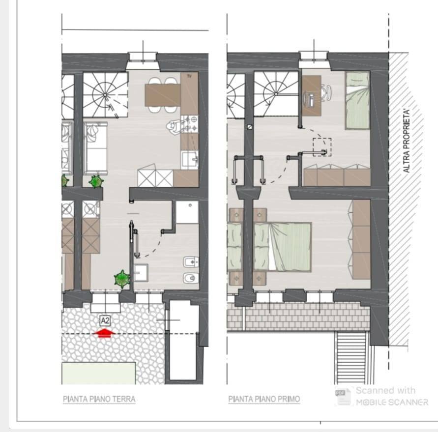 Foto 25 - Three-room apartment Trezzo sull'Adda - floor plans 1