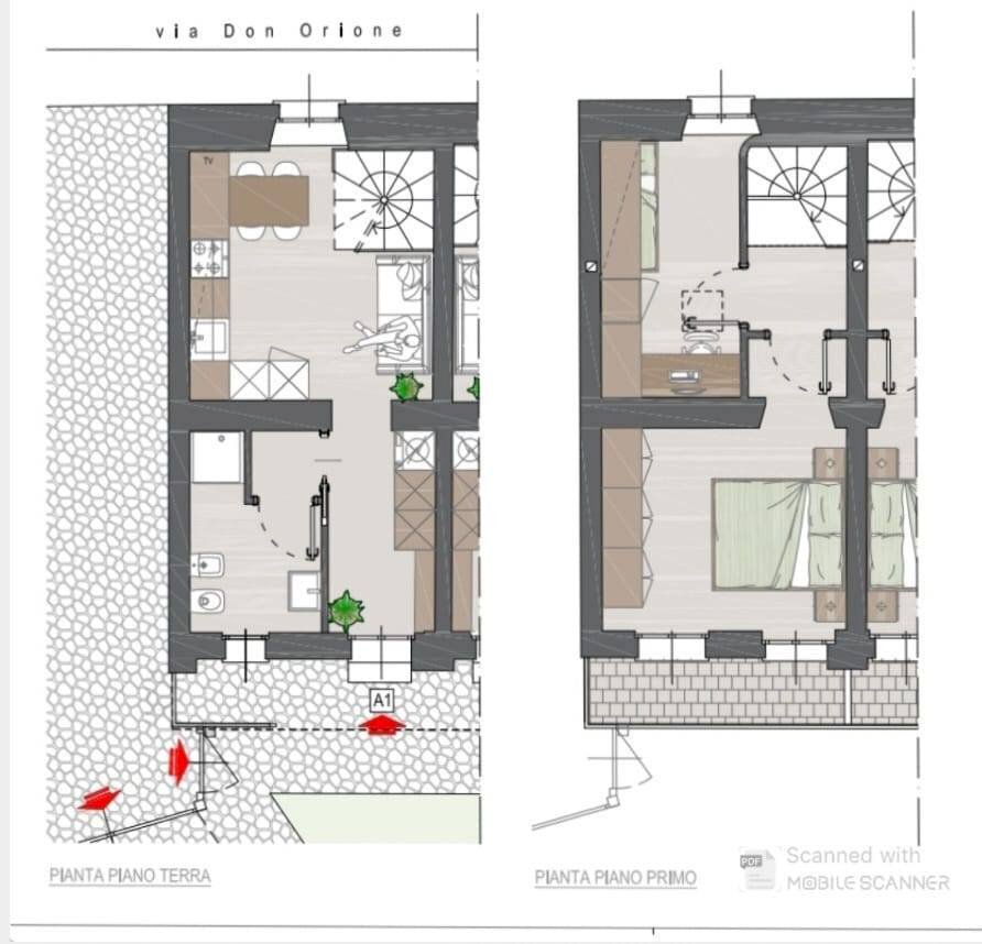 Foto 26 - Three-room apartment Trezzo sull'Adda - floor plans 1