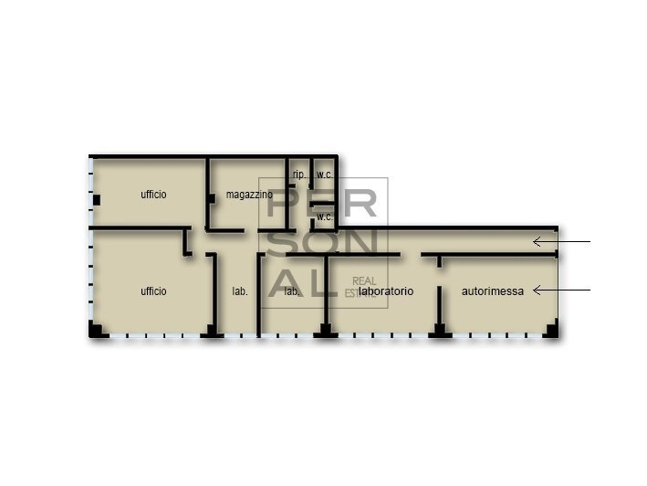 Foto 1 - Capannone Trento - planimetria 1