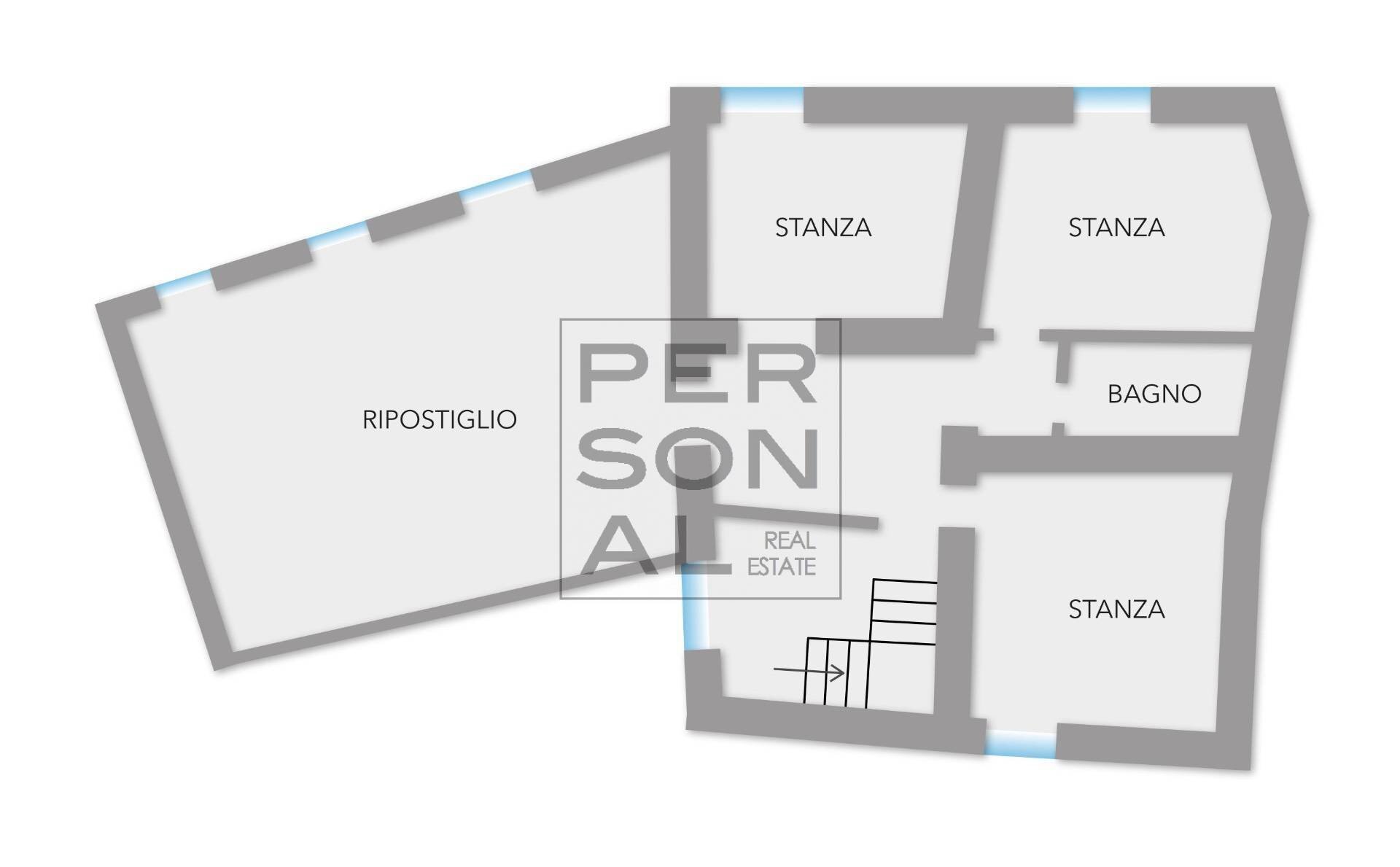 Foto 4 - Casa semi indipendente Brentonico - planimetria 1