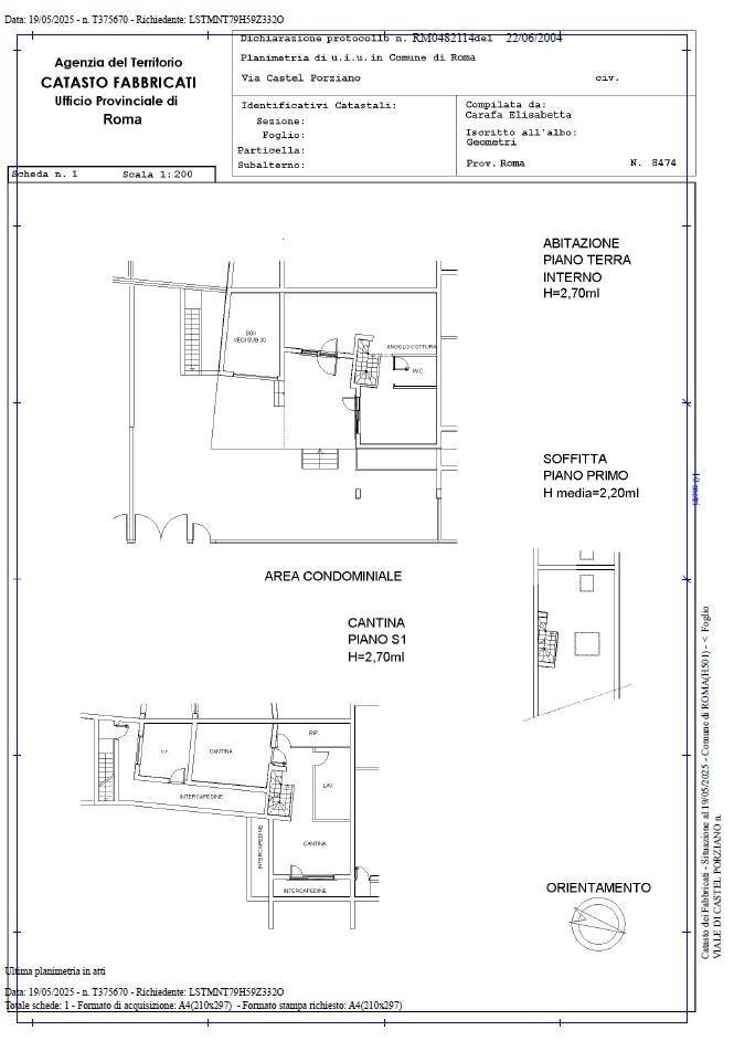 Foto 42 - Terraced Villa Viale Di Castel Porziano
 
412, Roma - floor plans 1
