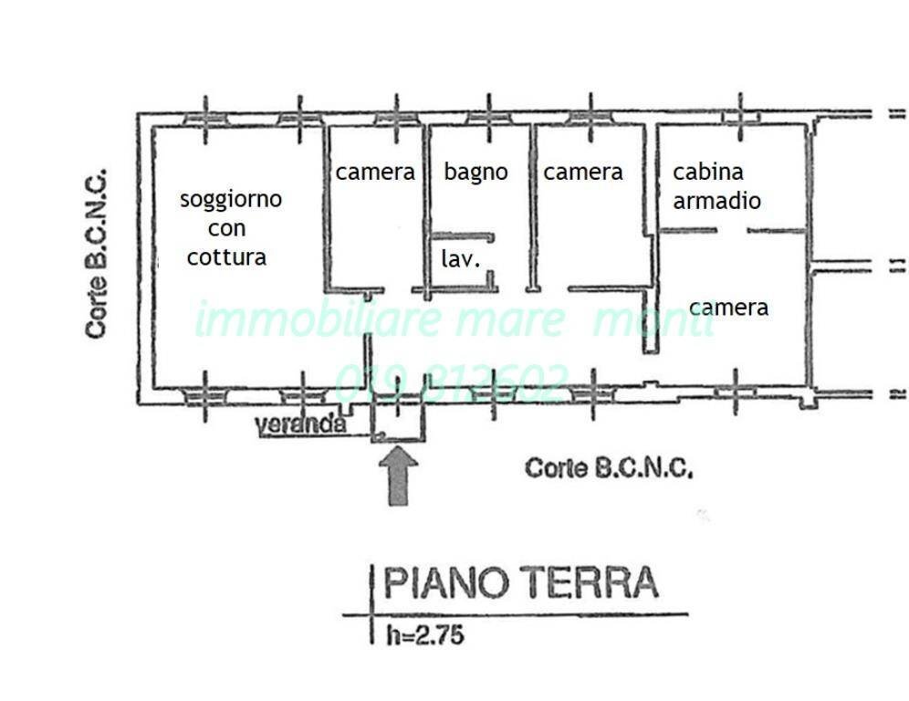 Foto 3 - Terraced Villa via bonifacio del vasto, Savona - floor plans 1