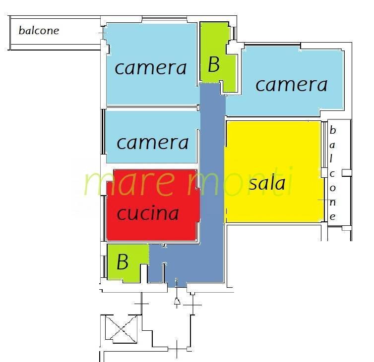 Foto 5 - Appartamento via briganti, Savona - planimetria 1