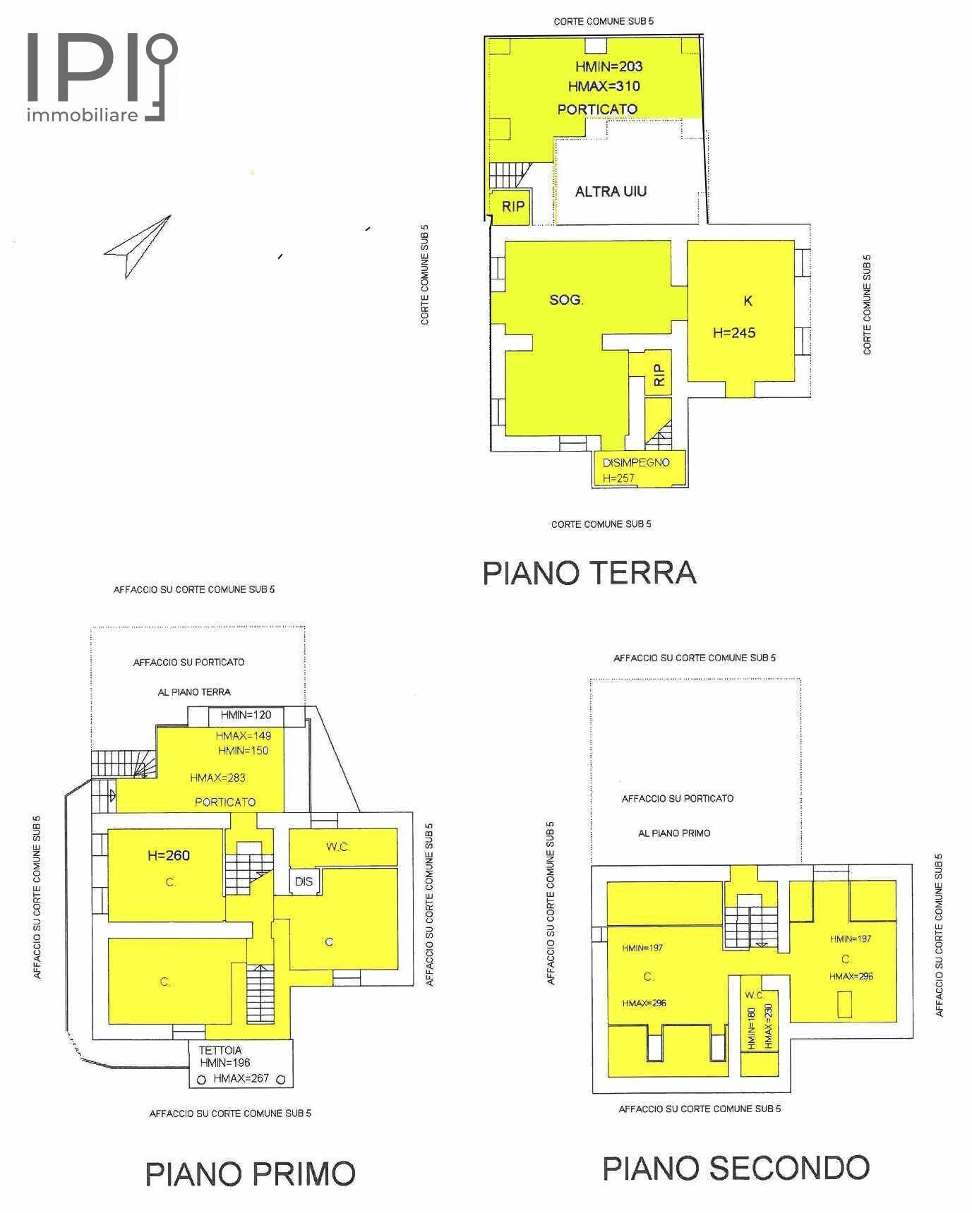Foto 22 - Villa lameria, Giusvalla - planimetria 1
