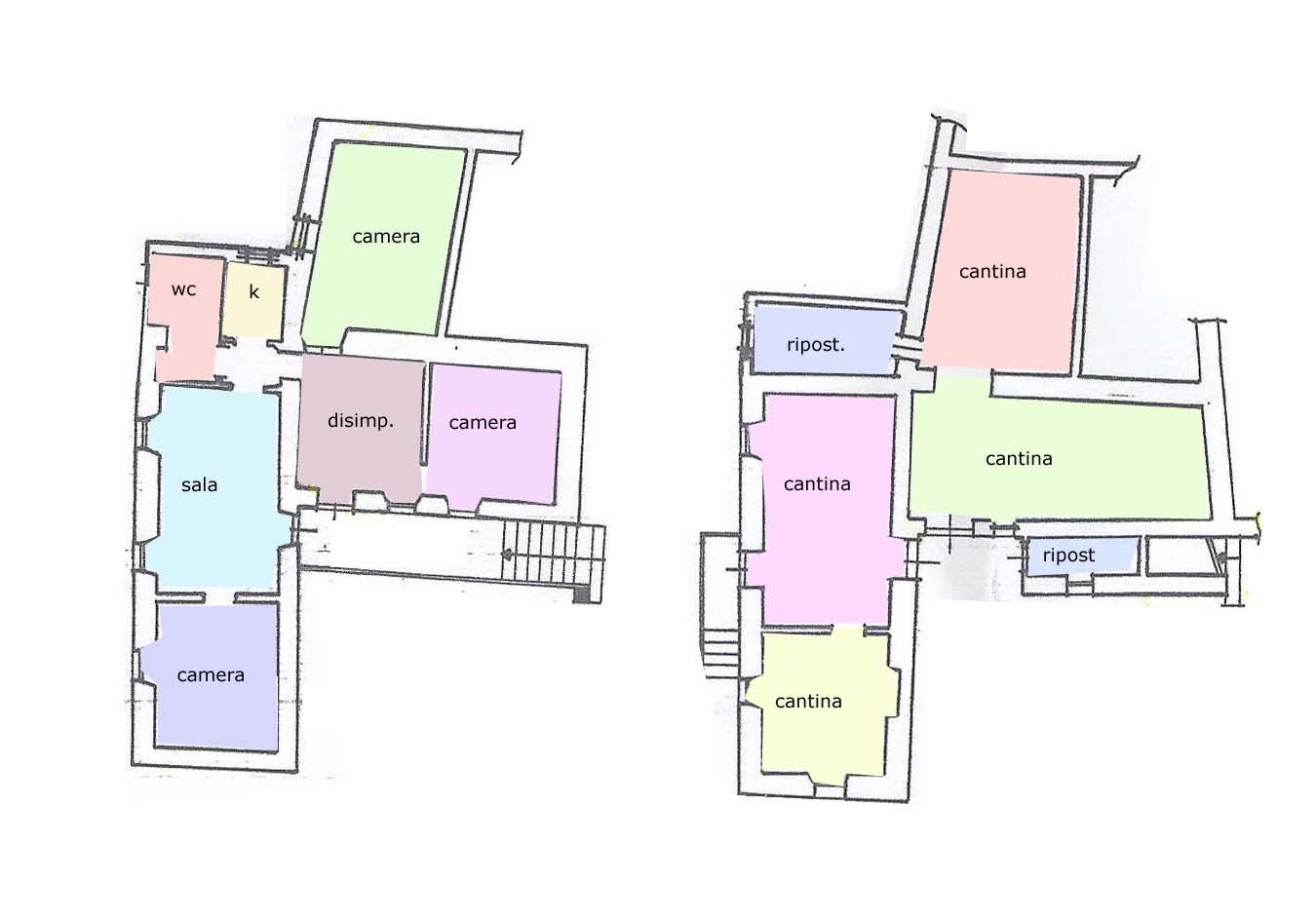 Foto 42 - Semi-detached house san massimo, Piana Crixia - floor plans 1