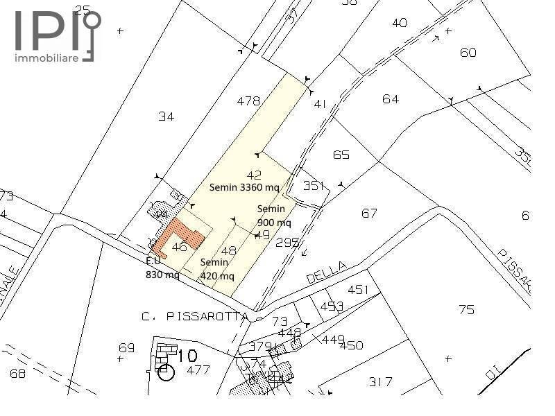 mappa terreni - Rustico Loc Pissarotta
 
1, Strevi - planimetria 1