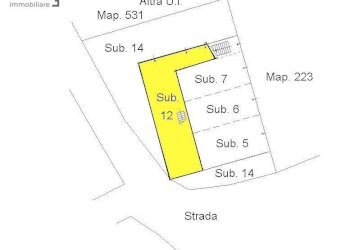 planiumetria intero piano terra con indicazione garage - Appartamento via borgo stazione, Mombaldone - foto 30