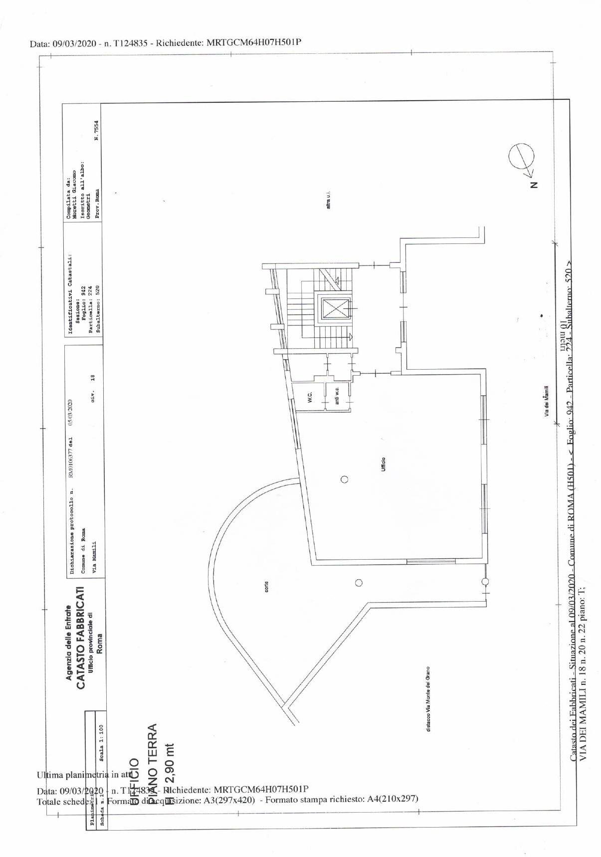 Foto 27 - Office Via Dei Mamili
 
18, Roma - floor plans 1