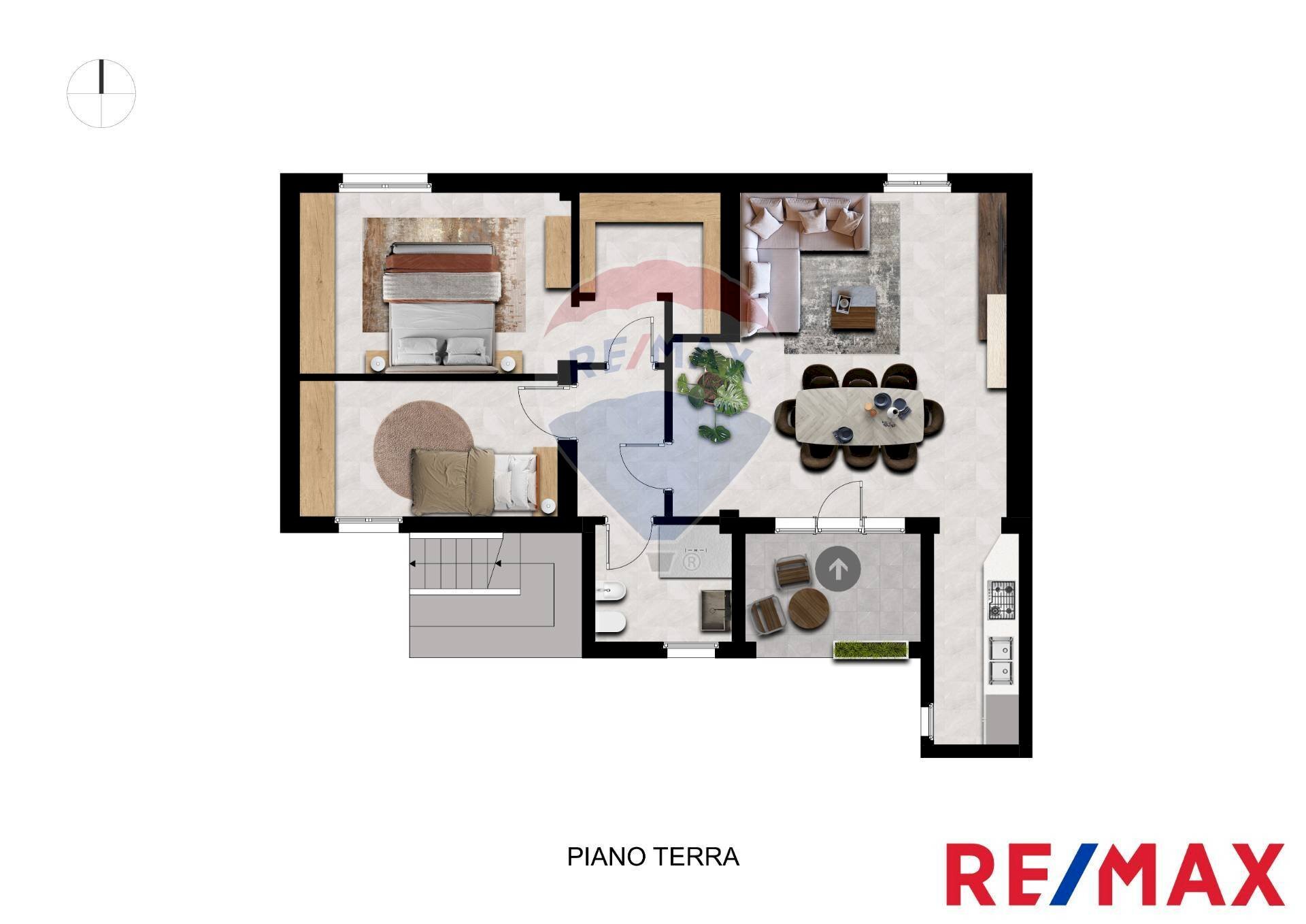 Pianta 2D - Casa semi indipendente Via Montello
 
21, Fagnano Olona - planimetria 1