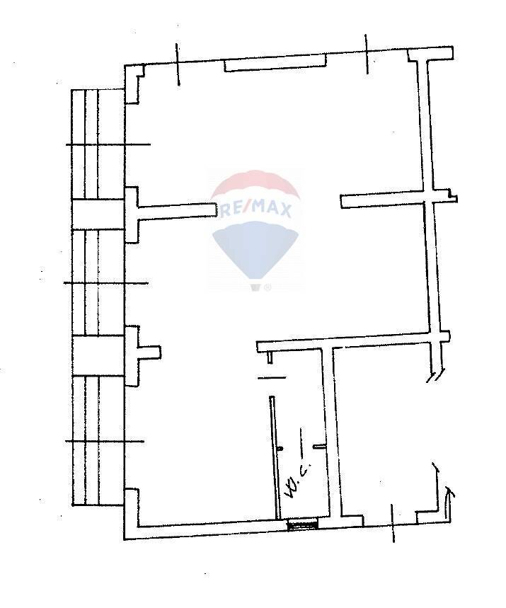 Pianta 2D - Commercial Premises Via Casal de Pazzi
 
79, Roma - floor plans 1