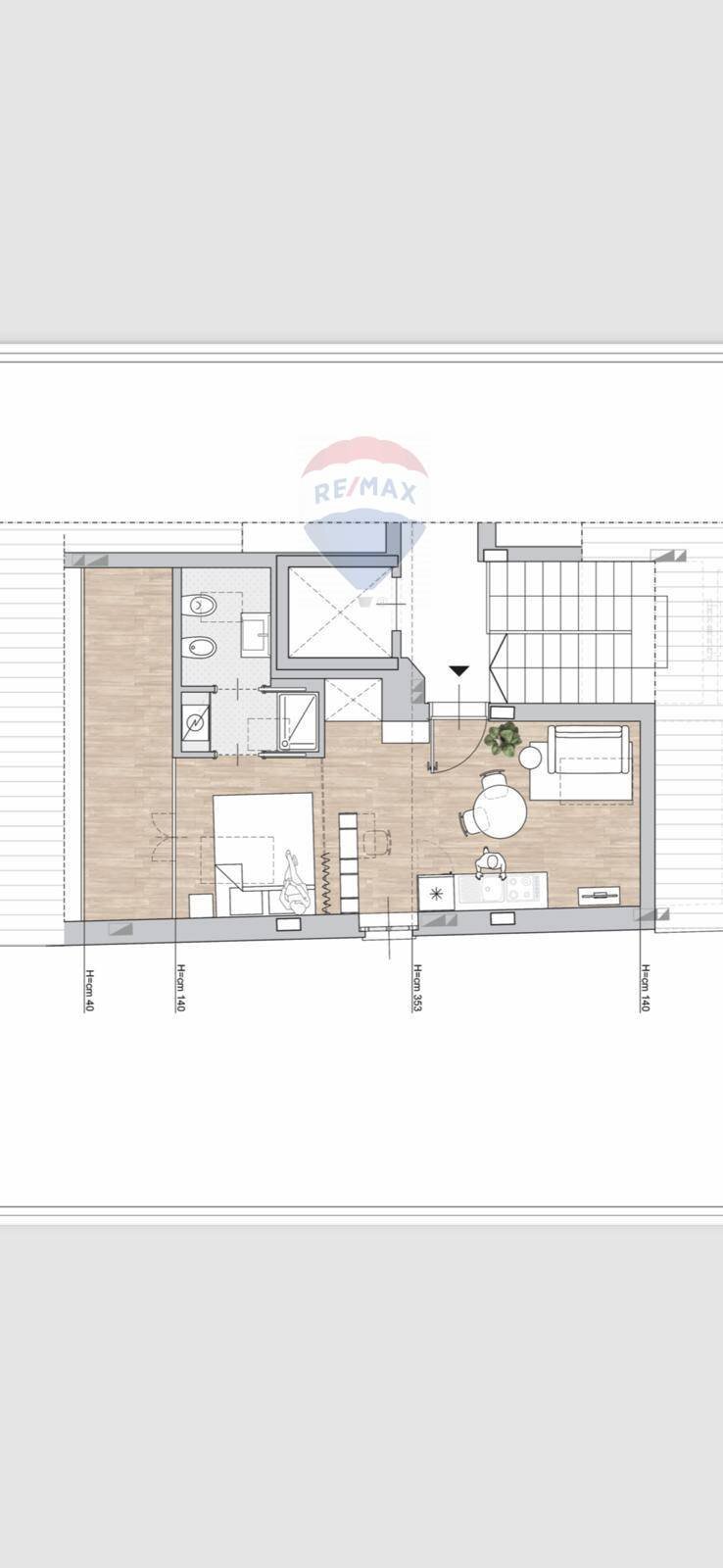 Pianta 2D - Attico Via Givoletto
 
17, Torino - planimetria 1