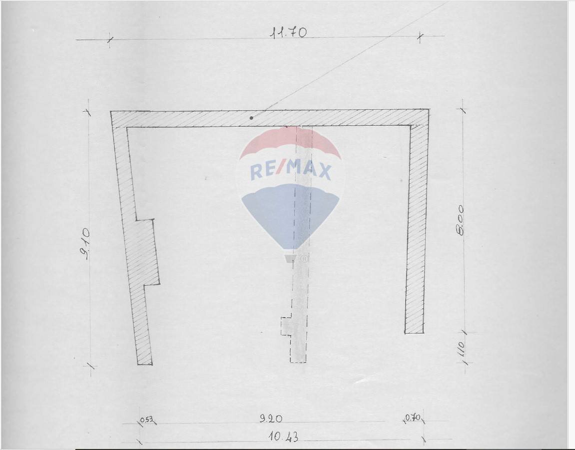 Pianta 2D - Magazzino via marmolada
 
40, Trana - planimetria 1