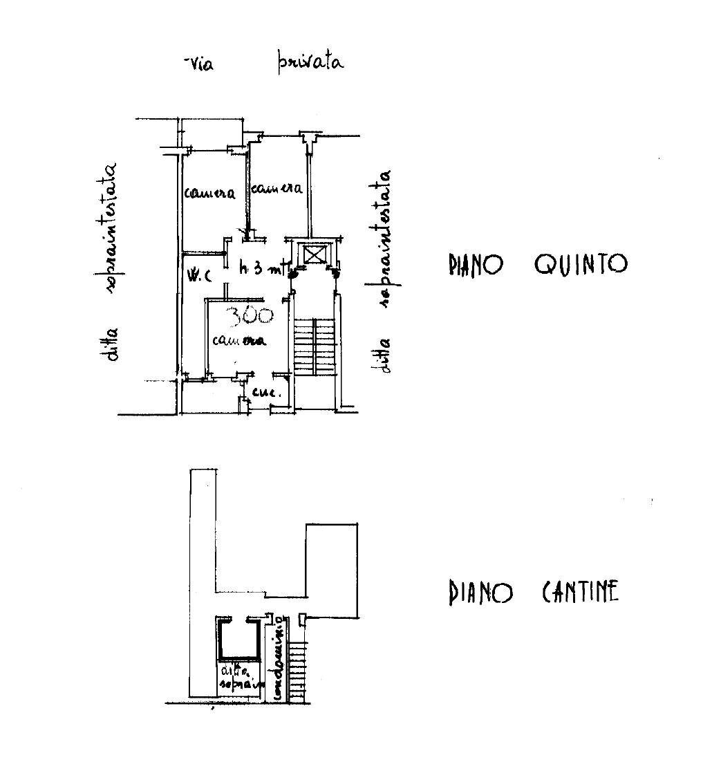 Foto 18 - Trilocale Corso Carlo e Nello Rosselli
 
91, Torino - planimetria 1