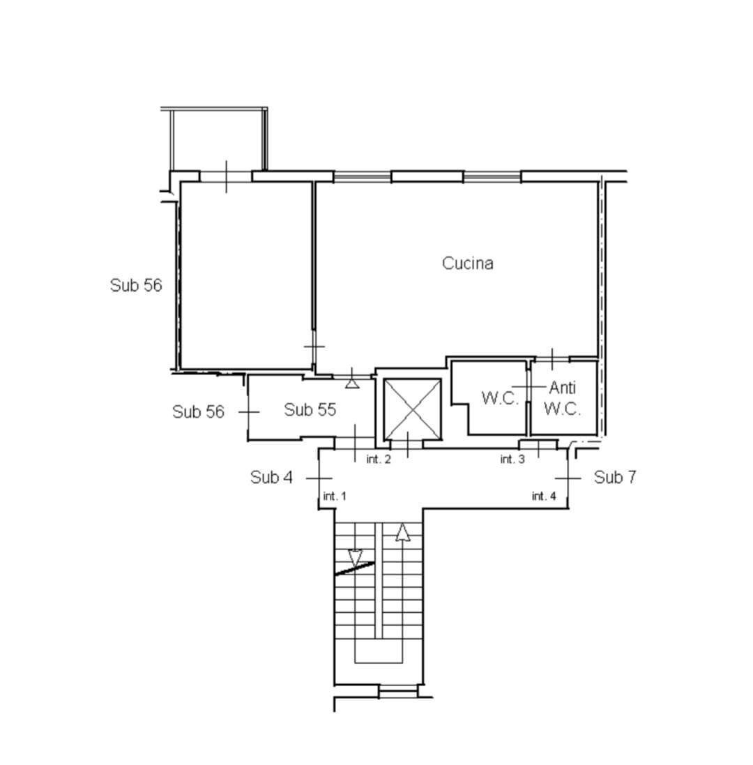 Foto 10 - Bilocale Via Mater Dolorosa
 
59, Palermo - planimetria 1