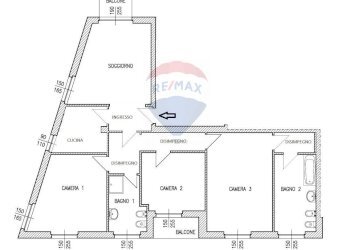 Pianta 2D - Quadrilocale Cantù - foto 43