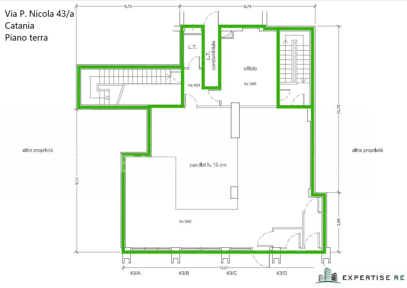 Foto 30 - Commercial Premises Via Principe Nicola
 
43/A, Catania - floor plans 1