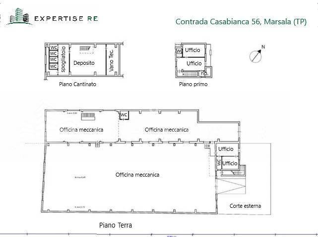 Foto 32 - Capannone Via Mazara
 
56, Marsala - planimetria 1