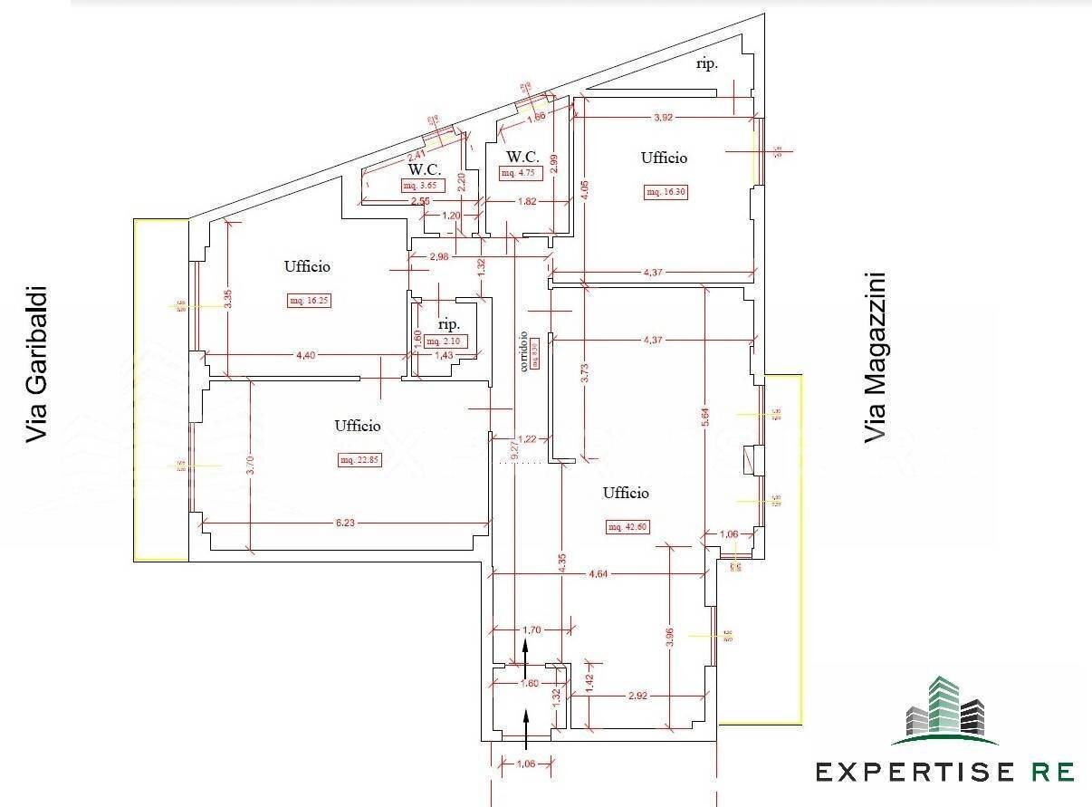 Foto 21 - Ufficio Via Garibaldi
 
1, Termini Imerese - planimetria 1