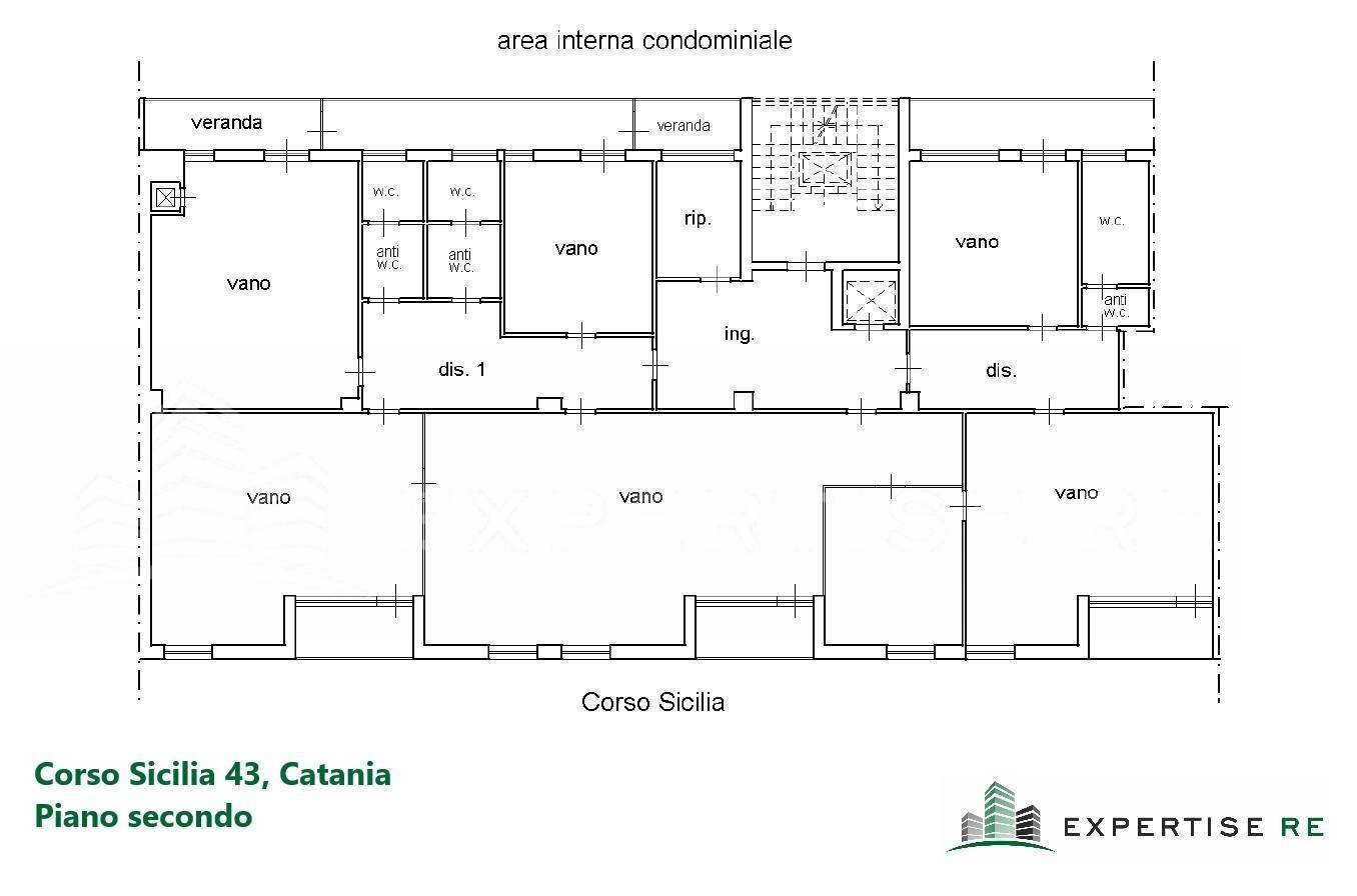 Foto 39 - Office Corso sicilia
 
43, Catania - floor plans 1