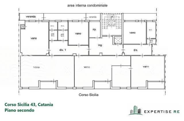 Foto 39 - Office Corso sicilia
 
43, Catania - floor plans 1