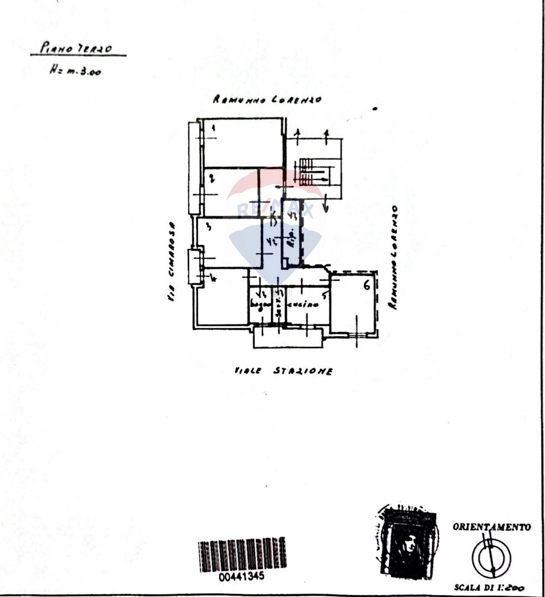 Pianta 2D - Appartamento Viale Stazione
 
62, Palagiano - planimetria 1