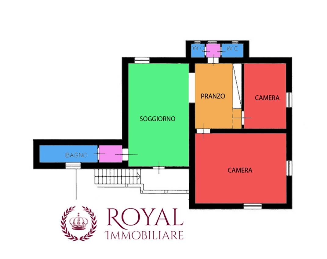 Foto 43 - Four-room apartment Crocino, Collesalvetti - floor plans 1