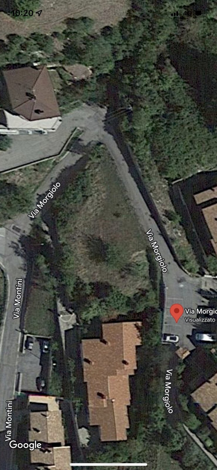 Foto satellitare - Terreno edificabile via Morgiolo, Brione - foto 2