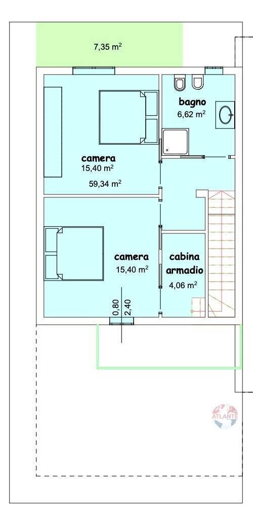 Foto 159 - Villa a Schiera Via Roma
 
128, Maclodio - planimetria 1