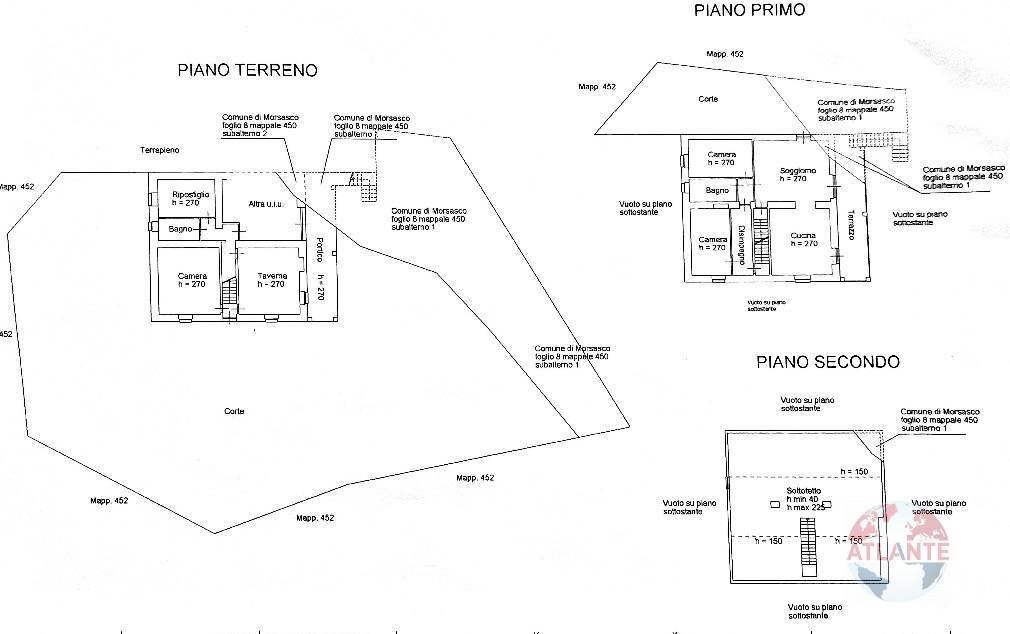 Foto 34 - Casa indipendente Gerbe, Prasco - planimetria 1