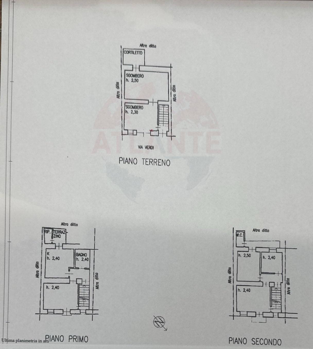 Foto 37 - Semi-detached house Via Verdi
 
8, Cortemilia - floor plans 1