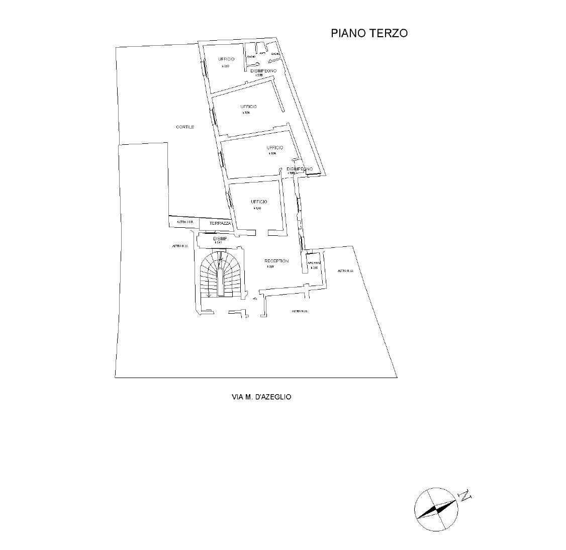 Commercial Premises Bologna (neighborhood Centro Storico) - floor plans 1