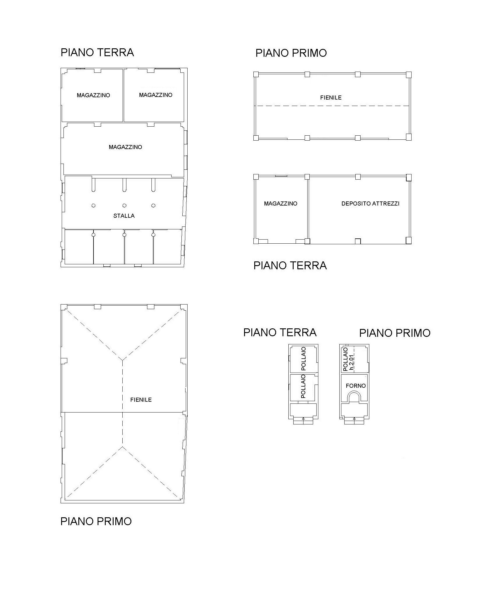 Rustic Ozzano dell'Emilia - floor plans 1