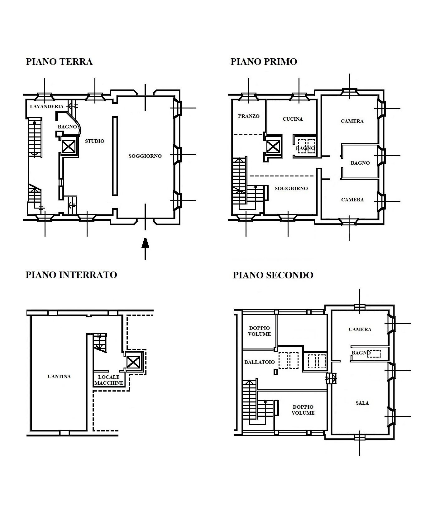 Porzione di casa Ozzano dell'Emilia - planimetria 1