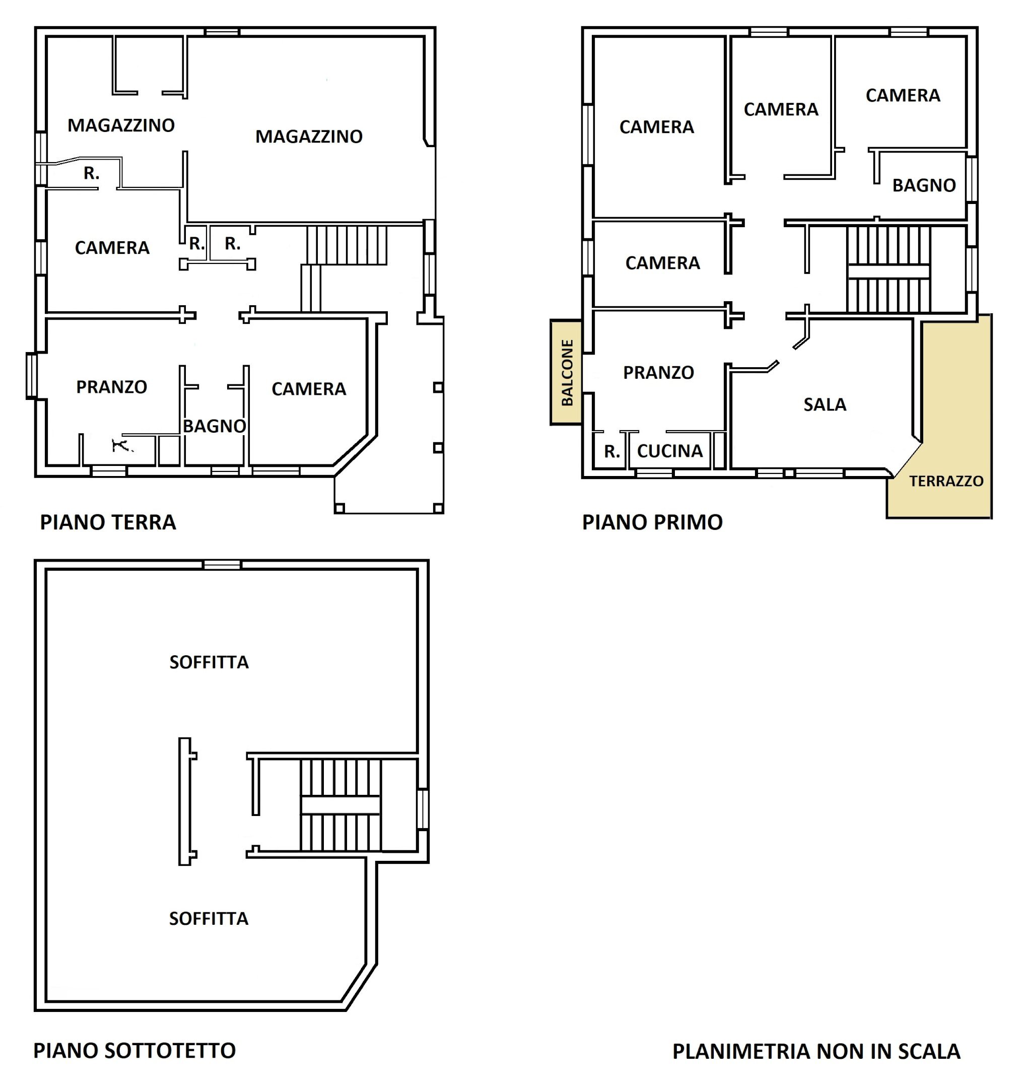 Villetta Bologna (zona Toscana) - planimetria 1