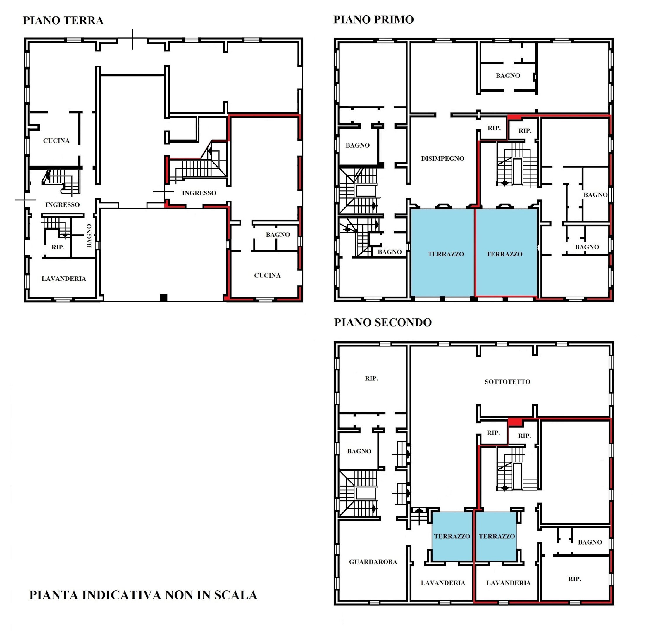 Villa Bologna (zona San Donato) - planimetria 1