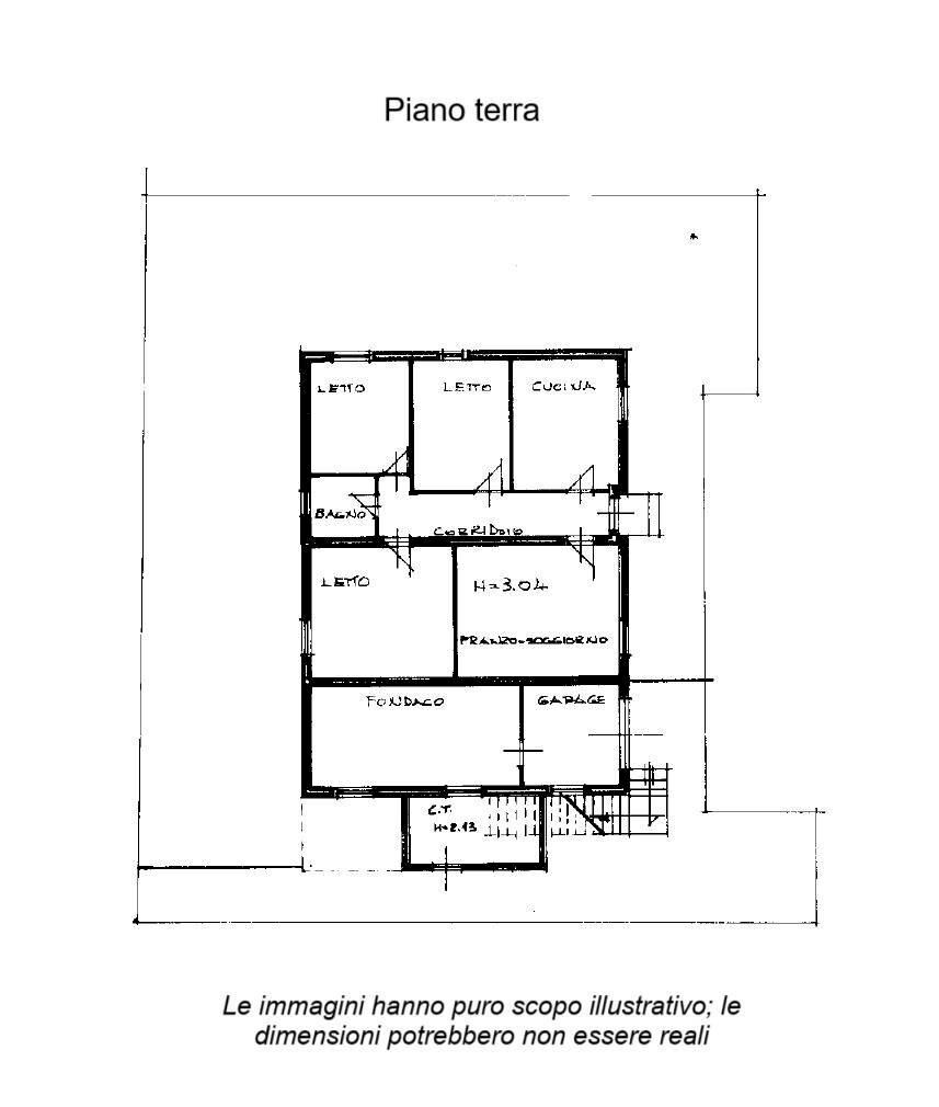 Foto 30 - Casa indipendente via Nazionale
 
235, Bellante - planimetria 1