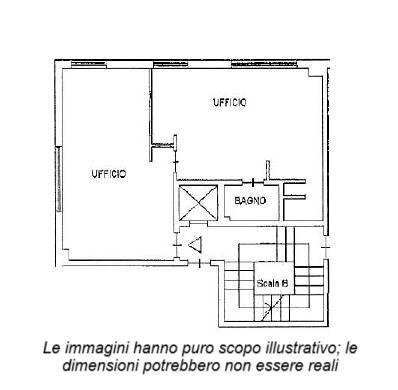 planimetria - Ufficio via Felice Barnabei
 
34, Teramo - planimetria 1
