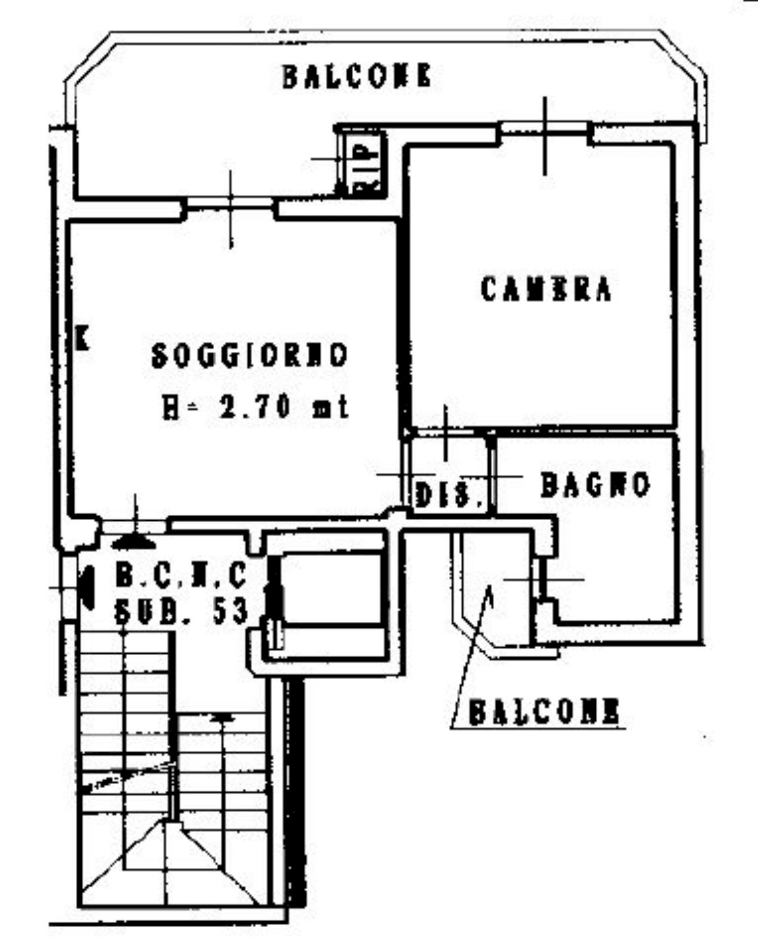 planimetria - Appartamento Carloforte, Albenga - planimetria 1